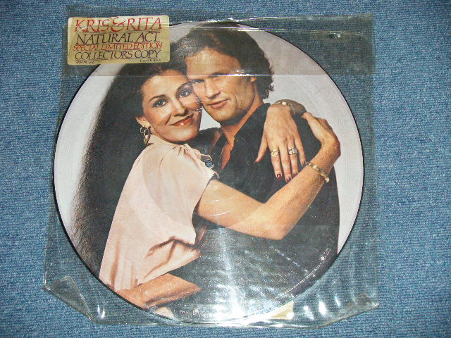画像: KRIS KRISTFFERSON & RITA COOLIDGE - NATURAL ACT (PICTURE DISC) ( Ex ) / 1978  US AMERICA  ORIGINAL  "PICTURE DISC" Used LP
