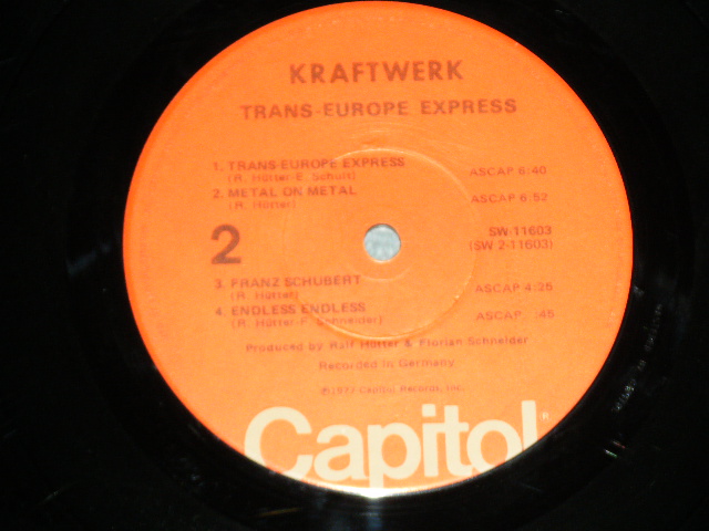 画像: KRAFTWERK - TRANS EUROPE EXPRESS ( Ex++/Ex++ )  / 1977 US AMERICA ORIGINAL Used LP 