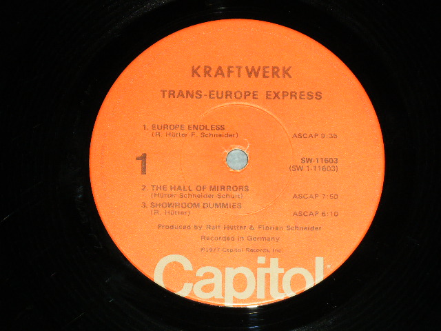画像: KRAFTWERK - TRANS EUROPE EXPRESS ( Ex++/Ex++ )  / 1977 US AMERICA ORIGINAL Used LP 