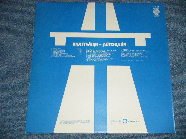 画像: KRAFTWERK - AUTOBAHN ( Ex+++/Ex+ Looks:Ex+++ )   / 1974 UK ENGLAND  ORIGINAL "EMBOTH Jacket" Used LP