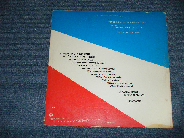 画像: KRAFTWERK -  TOUR DE FRANCE ( VG+++/Ex-) / 1983 US AMERICA ORIGINAL Used 12"