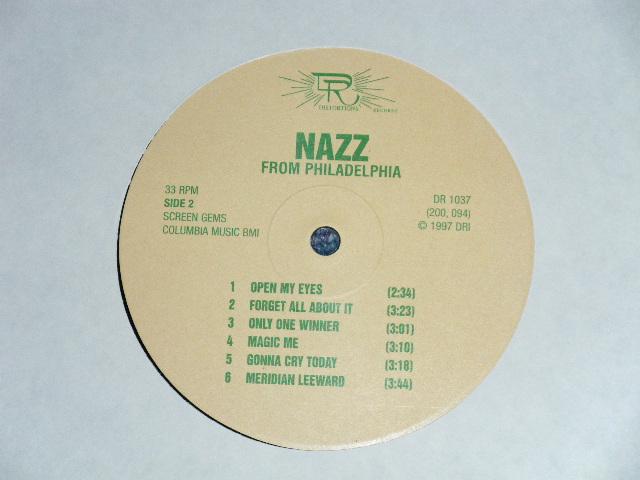画像: NAZZ ( TODD RUNDGREN ) - NAZZ (Ex++/Ex++ Looks:Ex+ TAPESEAM, Cutout ) / 1969 US AMERICA ORIGINAL "RED WAX Vinyl" Used LP 
