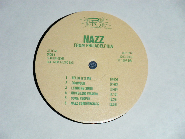 画像: NAZZ ( TODD RUNDGREN ) - NAZZ (Ex++/Ex++ Looks:Ex+ TAPESEAM, Cutout ) / 1969 US AMERICA ORIGINAL "RED WAX Vinyl" Used LP 
