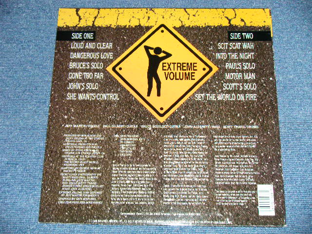 画像: RACER X ( with PAUL GILBERT ) - LIVE, EXTREME VOLUME ( E+++/MINT- )  / 1988 US AMERICA ORIGINAL Used LP 