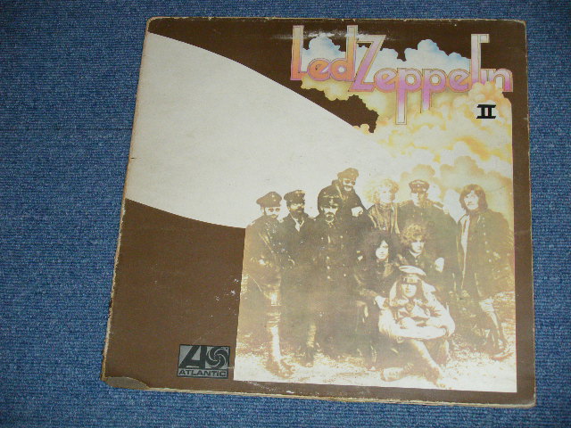 画像: LED ZEPPELIN - LED ZEPPELIN II ( 1st Press RED & PLUM Label) (  Matrix Number A) 588198 A//3 : B) 588198 B//4 ) ( VG+++/Poor WARP & Jump)  / 1969 UK ENGLAND ORIGINAL Used LP 