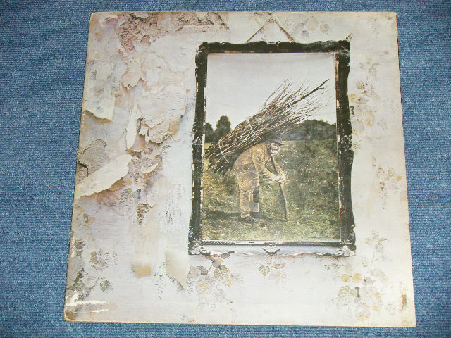 画像:  LED ZEPPELIN -  IV 4  ( Matrix Number A) PECKO DUCK  A //3 11  3 / B)PORKY  B // 3  11 )( Ex/Ex++ A-3:VG+++ )  / 1971 UK ENGLAND ORIGINAL "RED & PLUM Label"   Used LP  