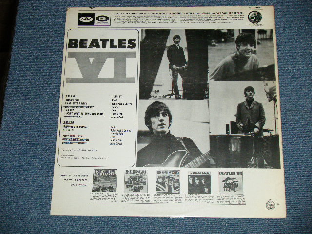 画像: The BEATLES - BEATLES VI ( Matrix # ST-1-2358- A20 #2 / ST-2-2358-J 21 )  (VG++/MINT-, Ex+++) / 1971 Version US AMERICA "mfd. by Apple on Label" "GOLD RECORD on FRONT Cover"  STEREO Used LP 