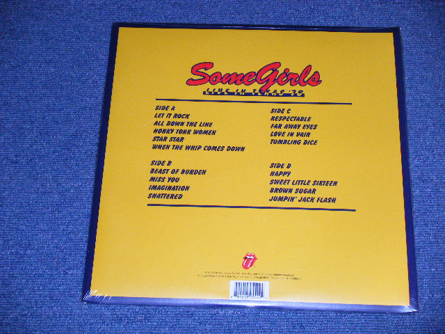 画像: THE ROLLING STONES - SOME GIRLS LIVE IN TEXAS '78 ( SEALED ) / 2012 ORIGINAL "Brand New SEALED"  2-LP's + DVD 
