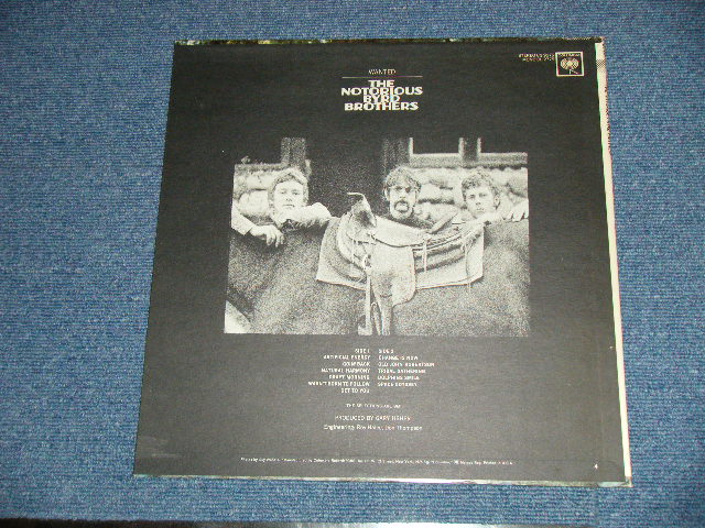 画像: THE BYRDS - THE NOTORIOUS BYRD BROTHERS ( Matrix # 11C/1H )  (Ex++,Ex+++/Ex+++ Looks:MINT-  ) / 1973 Version Company Sleeve  US AMERICA "2nd Press Label" STEREO Used LP 