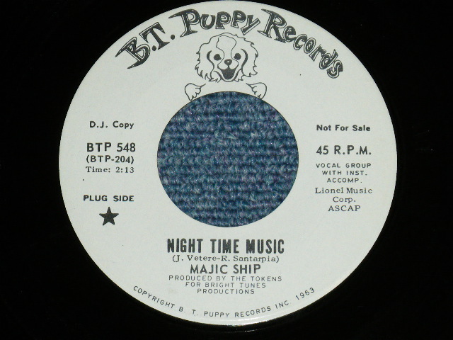 画像1: MAJIC SHIP - NIGHT TIME MUSIC : GREEN PLANT ( Ex++/Ex++ ）/ Late 1960's  US AMERICA ORIGINAL "WHITE LABEL PROMO" Used 7"Single 