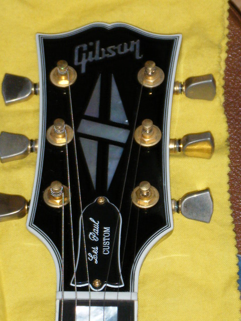 画像: GIBSON ギブソン 2000 LES PAUL CUSTOM : BLACK with EBONY FINGERBOARD : MADE in USA AMERICA with ORIGINAL Hard Case 