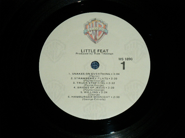 画像: LITTLE FEAT - LITTLE FEAT ( Debut Album )  ( Ex+++/MINT-) / Early 1980's  US AMERICA "3rd Press Label Version"  Used LP 