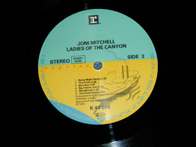 画像: JONI MITCHELL  - LADIES OF THE CANYON ( NEW )  / 1990's?  GERMAN GERMANY REISSUE "BRAND NEW" LP 