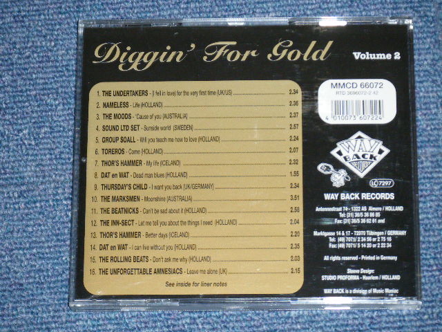 画像: va OMNIBUS - DIGGIN' FOR GOLD Volume 2  ( MINT-/MINT )   / HOLLAND / GERMANY Press Used CD