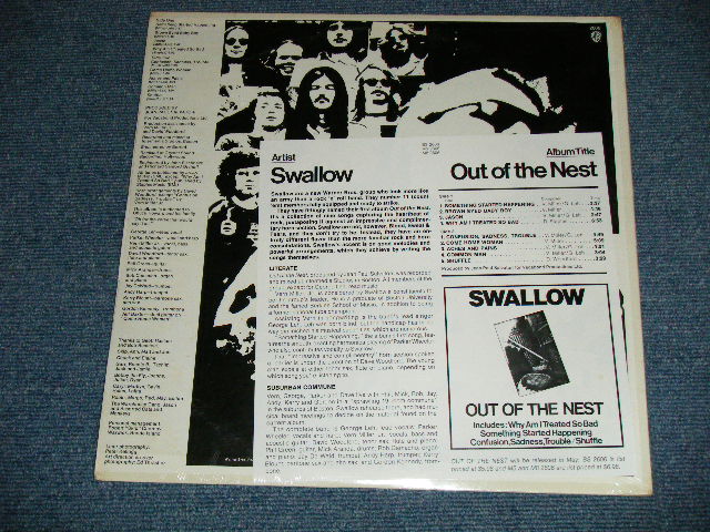 画像: SWALLOW - OUT OF THE NEST  ( SEALED ) / 1973 US AMERICA ORIGINAL "BRAND NEW SEALED" LP 