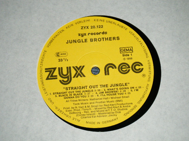 画像: JUNGLE BROTHERS - STRAIGHT OUT THE JUNGLE ( MINT-/MINT-) / 1988 US AMERICA ORIGINAL Used LP 