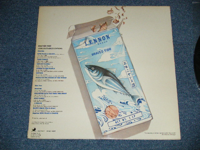 画像: JOHN LENNON of THE BEATLES - SHAVED FISH ( Matrix # 3/2 )(Ex++/MINT- )   / 1978 UK ENGLAND ORIGINAL Used LP 