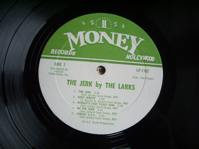 画像: THE LARKS - THE JERK by THE LARKS ( Ex++/Ex++ ) / 1965 US AMERICA  ORIGINAL "1st Press Label" MONO Used LP 