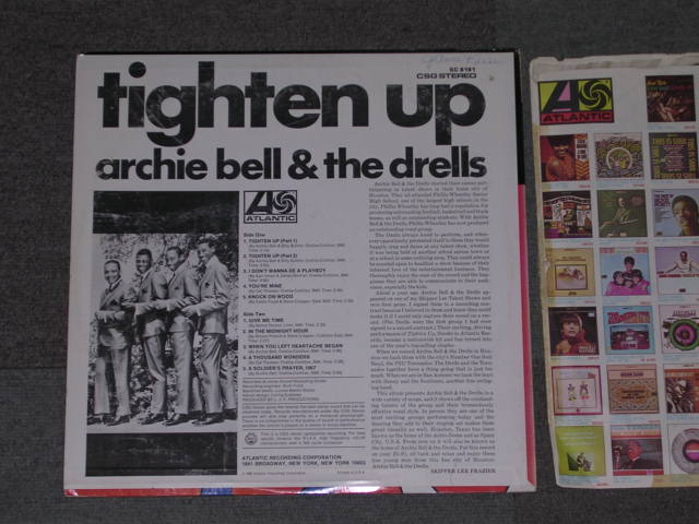 画像:  ARCHIE BELL & THE DRELLS - TIGHTEN UP / 1968 US AMERICA ORIGINAL STEREO LP 