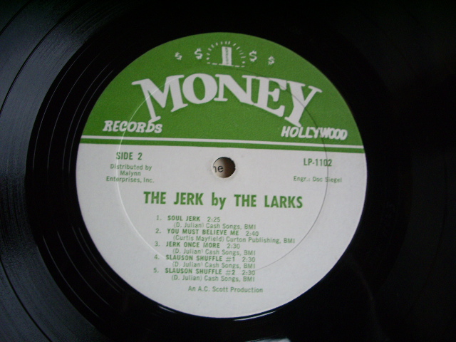 画像: THE LARKS - THE JERK by THE LARKS ( Ex++/Ex++ ) / 1965 US AMERICA  ORIGINAL "1st Press Label" MONO Used LP 