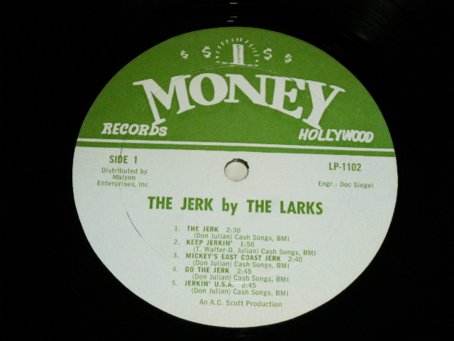 画像: THE LARKS - THE JERK by THE LARKS ( MINT-/MINT- ) / 1965 US AMERICA  ORIGINAL "1st Press Label" MONO Used LP 