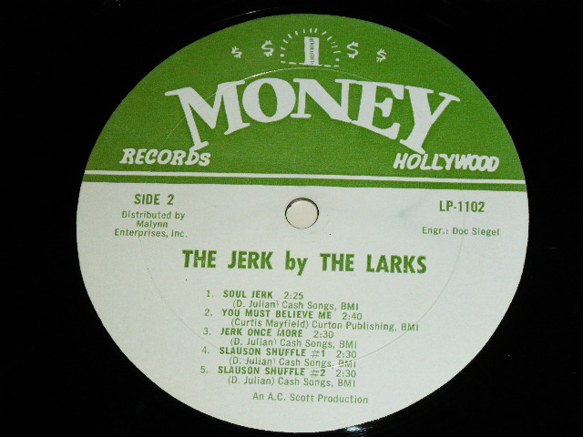 画像: THE LARKS - THE JERK by THE LARKS ( MINT-/MINT- ) / 1965 US AMERICA  ORIGINAL "1st Press Label" MONO Used LP 