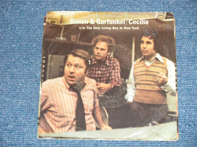 画像: SIMON & GARFUNKEL - CECILIA : THE ONLY LIVING BOY IN NEW YORK  ( Ex/Ex+) / 1970  US AMERICA  ORIGINAL "BLACK COLUMBIA Logo On Top Label"  Used 7" Single  with PICTURE SLEEVE 