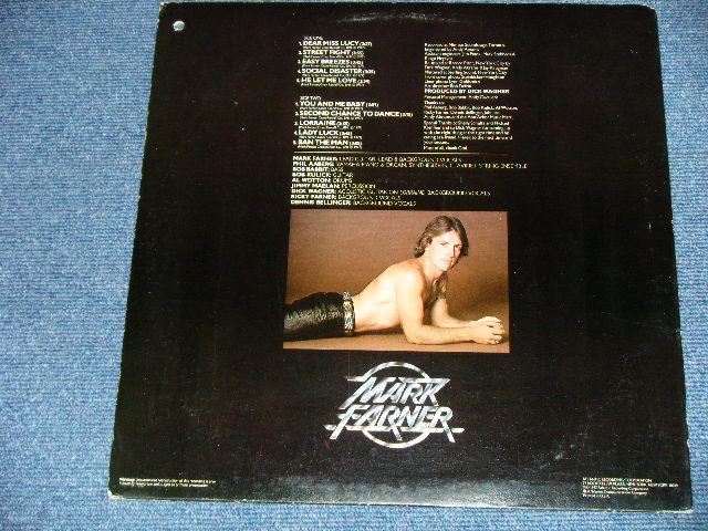 画像: MARK FARNER of GFR GRAND FUNK RAILROAD  -  MARK FARNER  ( Ex+++/MINT-+)    / 1977  US AMERICA ORIGINAL "PROMO"  Used LP 