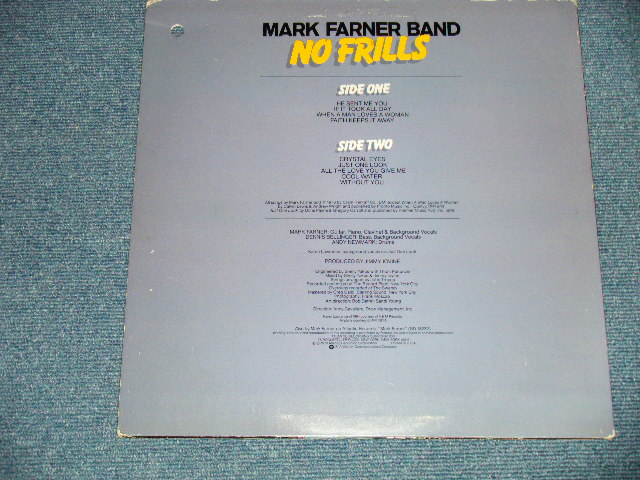 画像: MARK FARNER of GFR GRAND FUNK RAILROAD  - NO FRILLS ( Ex+/MINT-+)    / 1978  US AMERICA ORIGINAL "PROMO"  Used LP 
