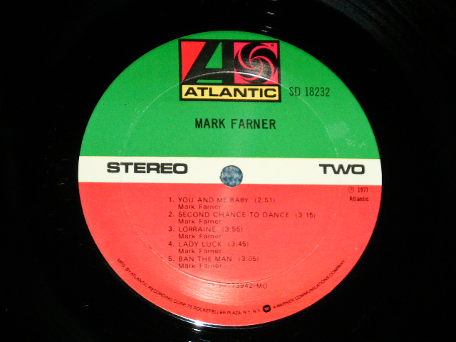 画像: MARK FARNER of GFR GRAND FUNK RAILROAD  -  MARK FARNER  ( Ex+++/MINT-+)    / 1977  US AMERICA ORIGINAL "PROMO"  Used LP 