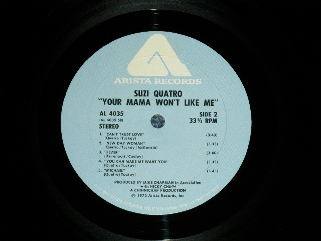 画像: SUZI QUATRO - YOUR MAMA WON'T  LIKE ME ( Ex+/Ex+++)    / 1975  US AMERICA ORIGINAL Used LP 