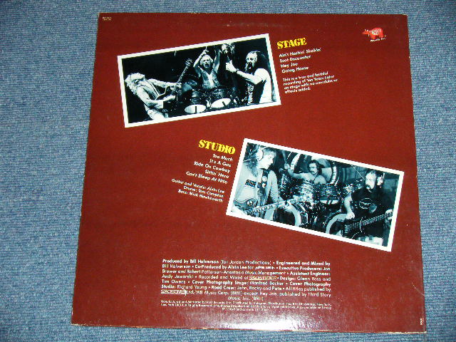 画像: ALVIN LEE  TEN YEARS LATER TEN YEARS AFTER -　RIDE ON ( Ex+/Ex+++ ) / 1979 US AMERICA  ORIGINAL Used LP 