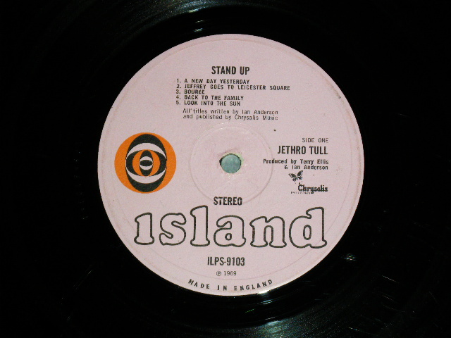 画像: JETHRO TULL - STAND-UP (Matrix # +A/+B ) ( Ex++,Ex-,Ex+++ / Ex++ Looks:Ex- )  /  1969 UK ENGLAND ORIGINAL 1st press "PINK Label with BLACK & ORANGE 'CIRCLE' Logo on Label"  Used LP