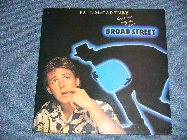 画像: PAUL McCARTNEY of THE BEATLES  - GIVE MY REGARDS TO BROAD STREET ( Matrix # A-2-1-4-/B-2-1-2-)  ( Ex+++/Ex+++ Looks:Ex++)  / 1984  UK ENGLAND  ORIGINAL Used  LP