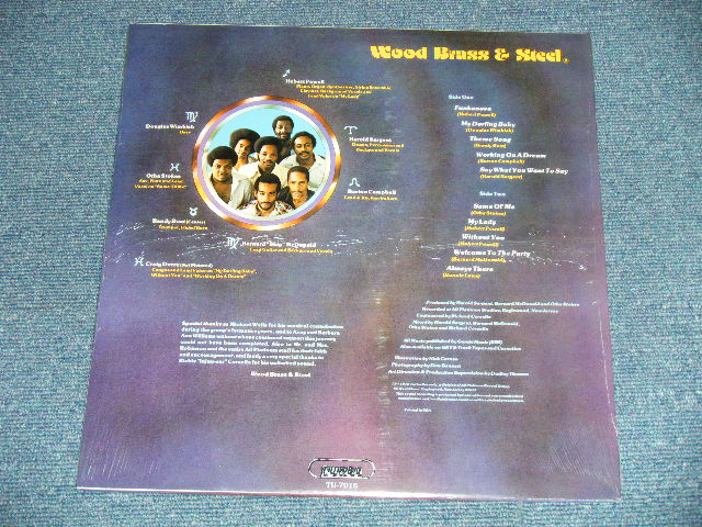 画像: WOOD BRASS & STEEL - WOOD BRASS & STEEL ( SEALED ) / US AMERICA REISSUE "BRAND NEW SEALED"  LP