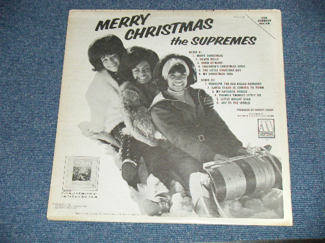 画像: THE SUPREMES - MERRY CHRISTMAS ( Ex++/Ex++ Looks:Ex+ )  / 1965 US AMERICA ORIGINAL "MONO Jacket with STEREO Seal on FRONT Cover" STEREO Used LP
