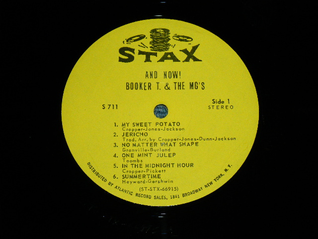 画像:  BOOKER T.& THE MG'S - AND NOW / 1966 US ORIGINAL STEREO LP 