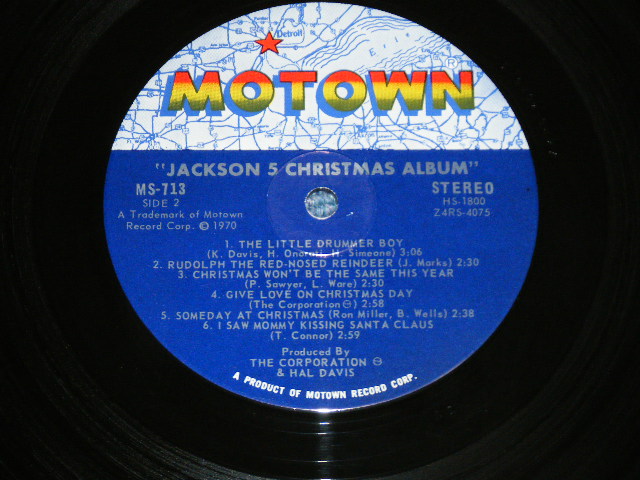 画像: JACKSON FIVE 5 - CHRISTMAS ALBUM ( Ex+++/MINT-) / 1970 US ORIGINAL Used  LP 