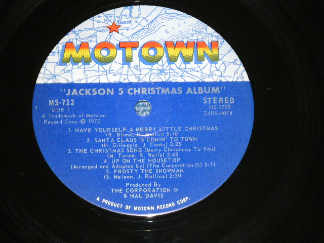画像: JACKSON FIVE 5 - CHRISTMAS ALBUM ( Ex+++/MINT-) / 1970 US ORIGINAL Used  LP 