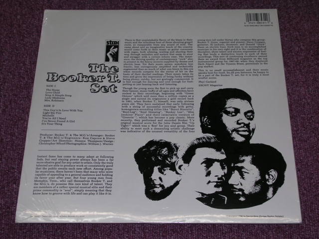 画像: BOOKER T.& THE MG'S - THE BOOKER T. SET (sealed) /1986 US AMERICA REISSUE "BRAND NEW SEALED" LP 