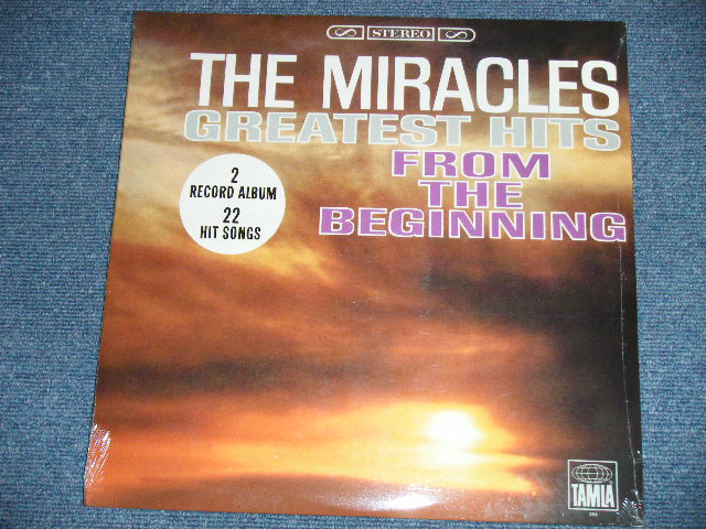 画像1: The MIRACLES -　GREATEST HITS FROM THE BEGINNING ( SEALED ) /  US AMERICA REISSUE  "BRAND NEW SEALED" 2-LP  