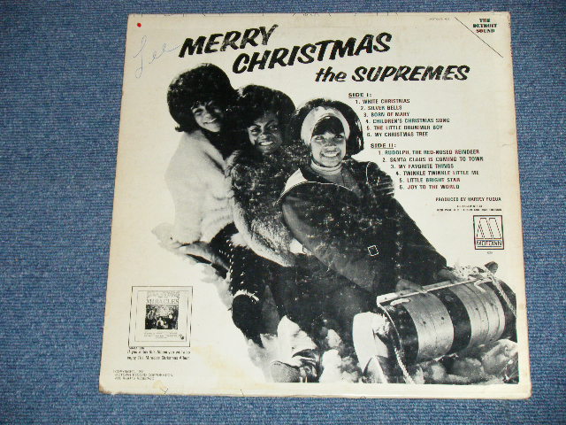 画像: THE SUPREMES - MERRY CHRISTMAS ( Ex+/Ex+ Looks:Ex- )  / 1965 US AMERICA ORIGINAL STEREO Used LP