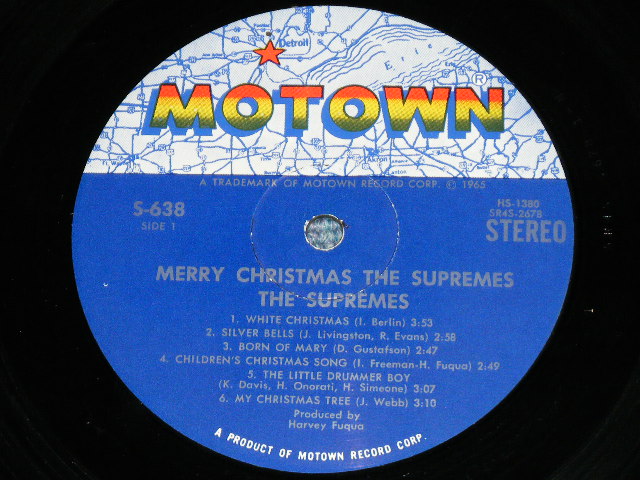 画像: THE SUPREMES - MERRY CHRISTMAS ( Ex++/Ex++ Looks:Ex+ )  / 1965 US AMERICA ORIGINAL "MONO Jacket with STEREO Seal on FRONT Cover" STEREO Used LP