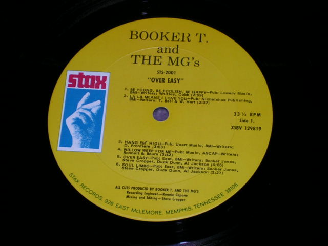 画像: BOOKER T.& THE MG'S - SOUL LIMBO/ 1968 US ORIGINAL STEREO LP 