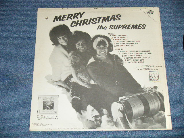 画像: THE SUPREMES - MERRY CHRISTMAS ( Ex++/Ex Looks:Ex- BB HOLE,Cut Out,Edge Split )  / 1965 US AMERICA ORIGINAL STEREO Used LP