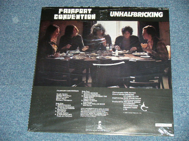 画像: FAIRPORT CONVENTION - UNHALFBRICKING ( SEALED)  /  ITALY  REISSUE  "BRAND NEW SEALED" LP 