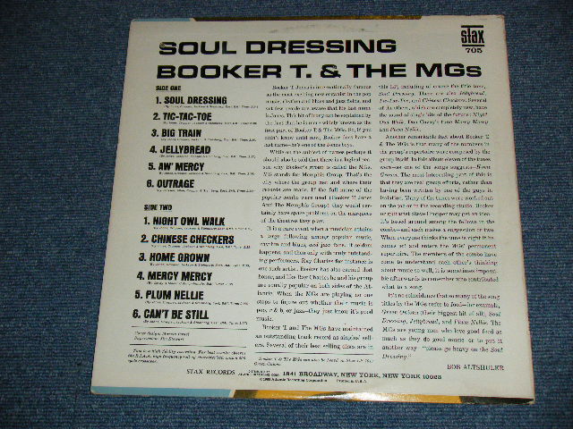 画像: BOOKER T.& THE MG'S - SOUL DRESSING ( Ex++/Ex++ ; BB,EDSP ) / 1965 US AMERICA ORIGINAL MONO Used LP 