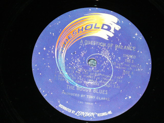 画像: The MOODY BLUES -   A QUESTION OF BALANCE ( Ex+/Ex+++ Edge Split )  / 1970 US AMERICA ORIGINAL  Used LP