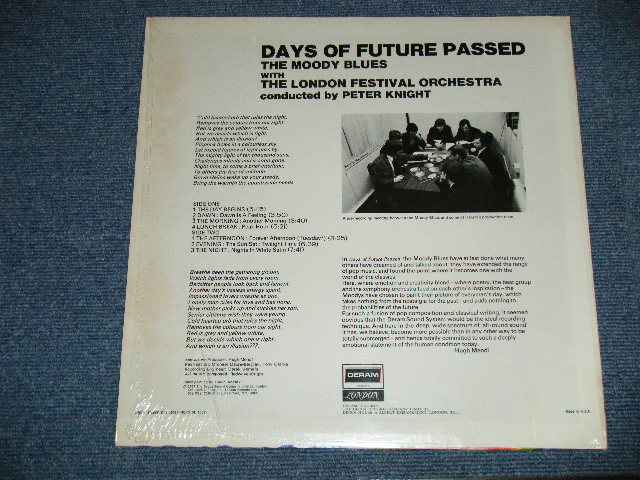 画像: The MOODY BLUES -  DAYS OF FUTURE PASSED (Matrix# C-2-1/C-2-1) ( MINT-/MINT-)  / 1967 US AMERICA ORIGINAL  1st Press " DERAM on Top Half of Label" Used LP