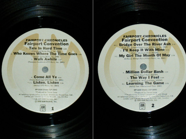 画像: FAIRPORT CONVENTION - FAIRPORT CHRONICLES  (Ex++/Ex+++ Looks:Ex++)  / 1976 US AMERICA 2nd Press Label Used  2-LP's 